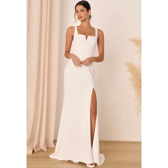Lulus Dresses & Skirts - Lulu's Classic White Wedding Dress